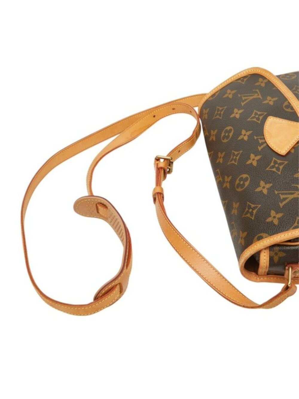 Louis Vuitton Monogram Solonge Crossbody Shoulder Bag Brown Leather - Picture 8 of 10